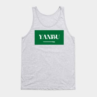 Yanbu City in Saudi Arabian Flag Tank Top